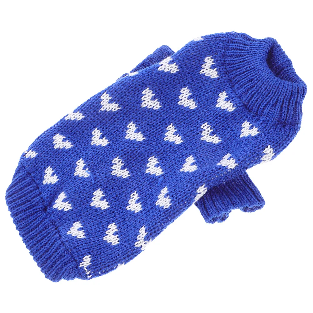 

Dog Sweater Knitted Jumper Puppy Doggie Doggy Sweaters Small Acrylic Holiday Outfits Comfortable Clothing