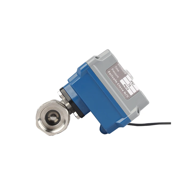 Power-off Reset Mini Motorized Electric Water Automatic Motor Operated Actuator Ball Valve AC220V/DC24V