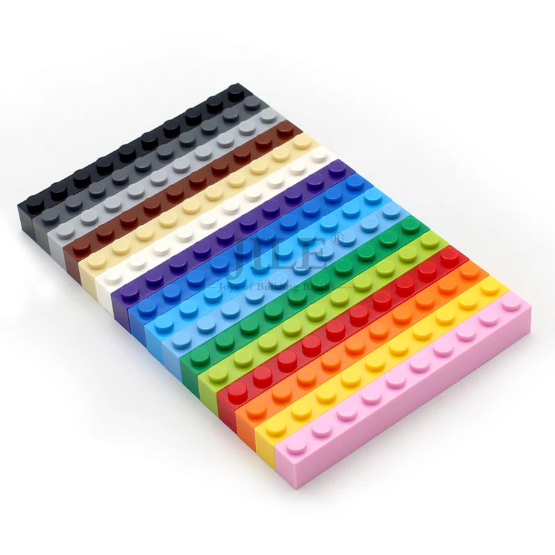 20 قطعة Moc الطوب 1x10 لتقوم بها بنفسك أساسيات تنوير الإبداعية بناء كتل الطوب متوافق مع 6111 تجميع الجسيمات ألعاب أطفال