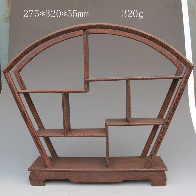Pretty wood Stand /SHELF For Netsuke / Snuff Bottles Or Curios