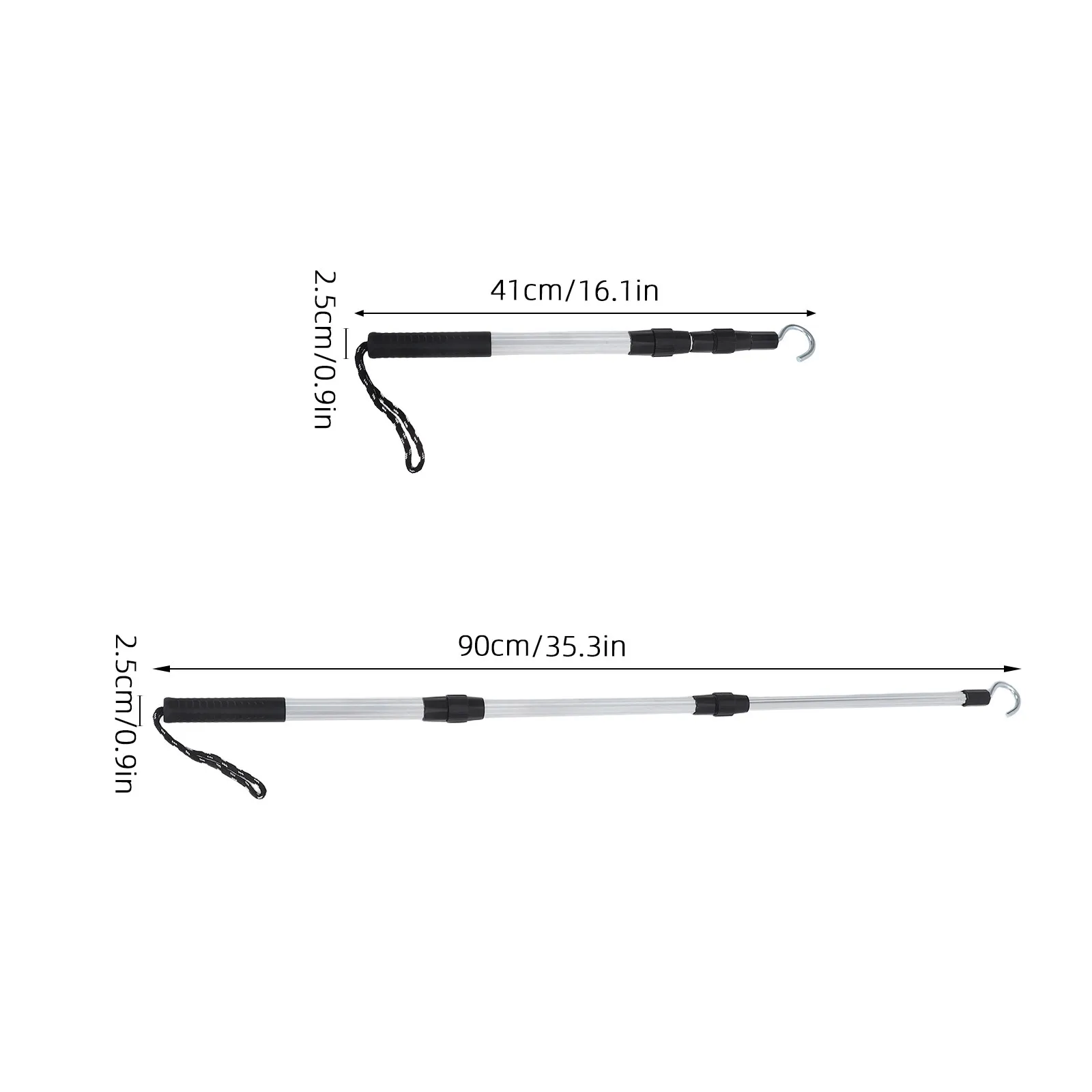 Telescopic Loft Ladder Pull Down Hook Attic Door Hook Extendable Pole Rv Awning Pull Down Rod System Attic Ladder Puller