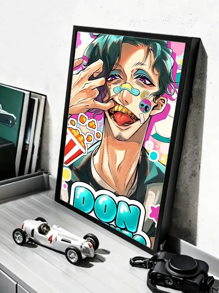 Ubers Team Core PlayerAnime IP Don Lorenzo   Poster HD Self Adhesive Waterproof Wall Art Ideal for Home Office Dorm Gift