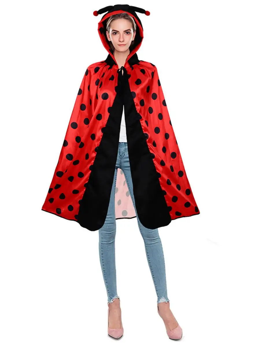 

Adult loween Cosplay Cicada Wings Costume Cartoon Insect Role-plang Cloak Seven-star Theme Par Wear Polyester