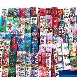 New Mix Ribbon Christmas Disney Cartoon Mixed Style/size Randomly 12y/lot (1y/pc) Hairbow Ribbon