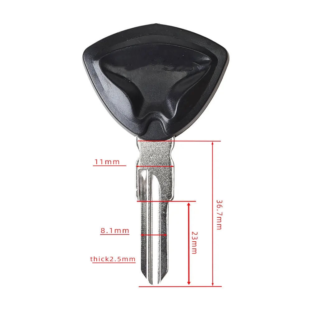 1Pcs New Blank Key Motorcycle Replace Uncut Keys For Bombardier Can-Am SpydeR SM5