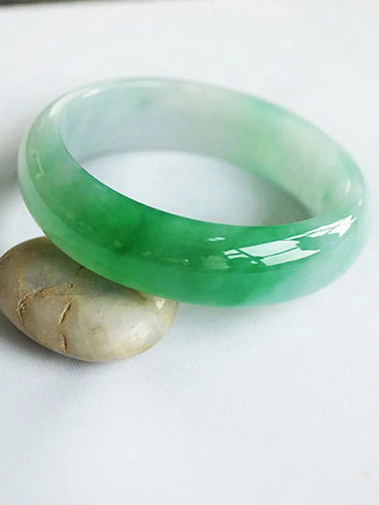 

Natural Myanmar Jade Jade 54mm-62mm bracelet Princess jewelry bracelet send mom send girlfriend gift