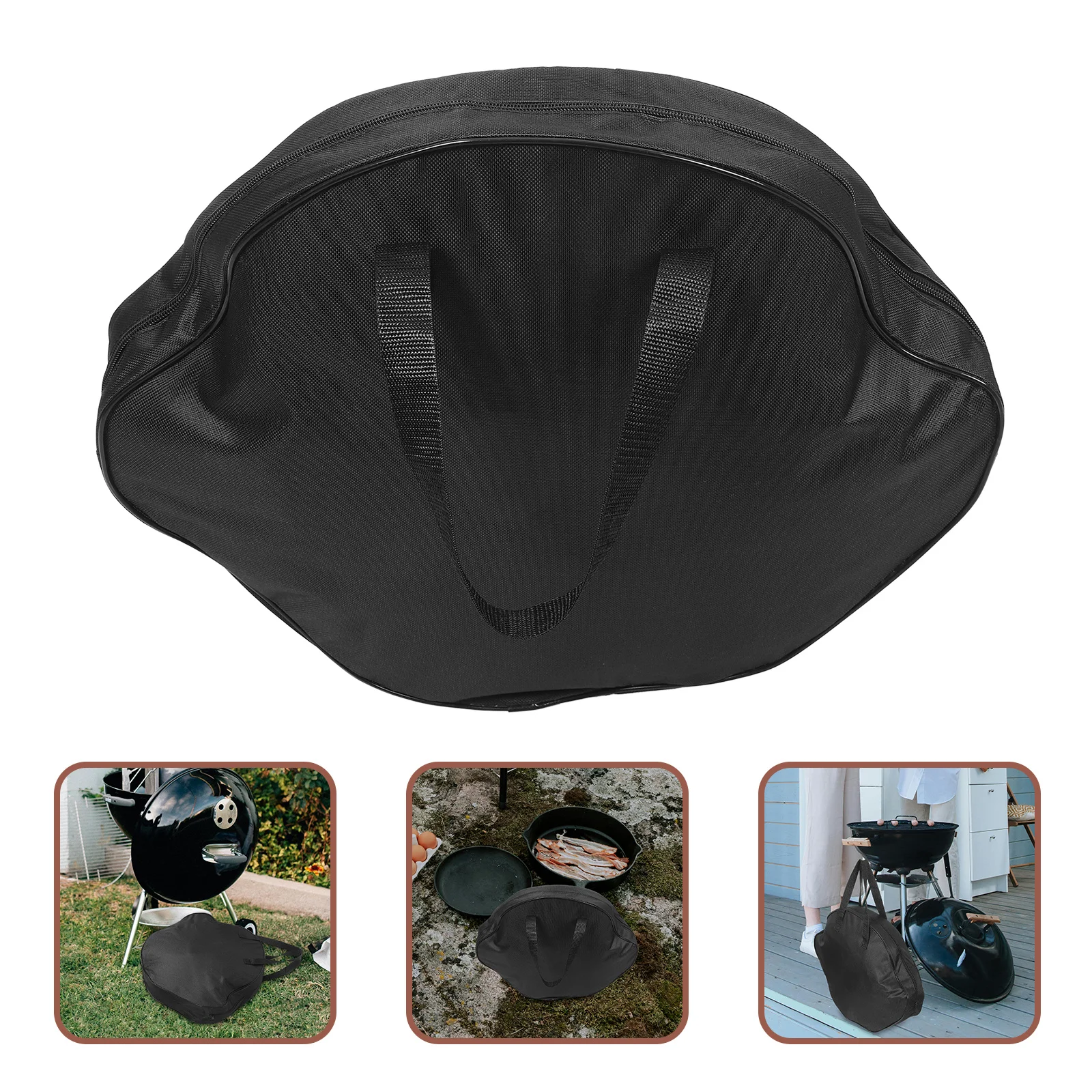 

Cast Iron Pan Bag Thick Oxford Cloth Portable Storage Pouch For Baking Bbq Camping Cookware Durable Outdoor Kitchen Accessory