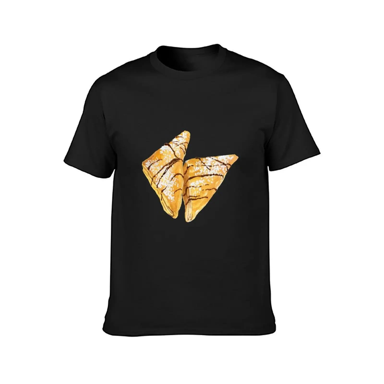 Chocolate Turnovers Triangle Puff Pastry T-Shirt Aesthetic clothing korean fashion mens t shirt