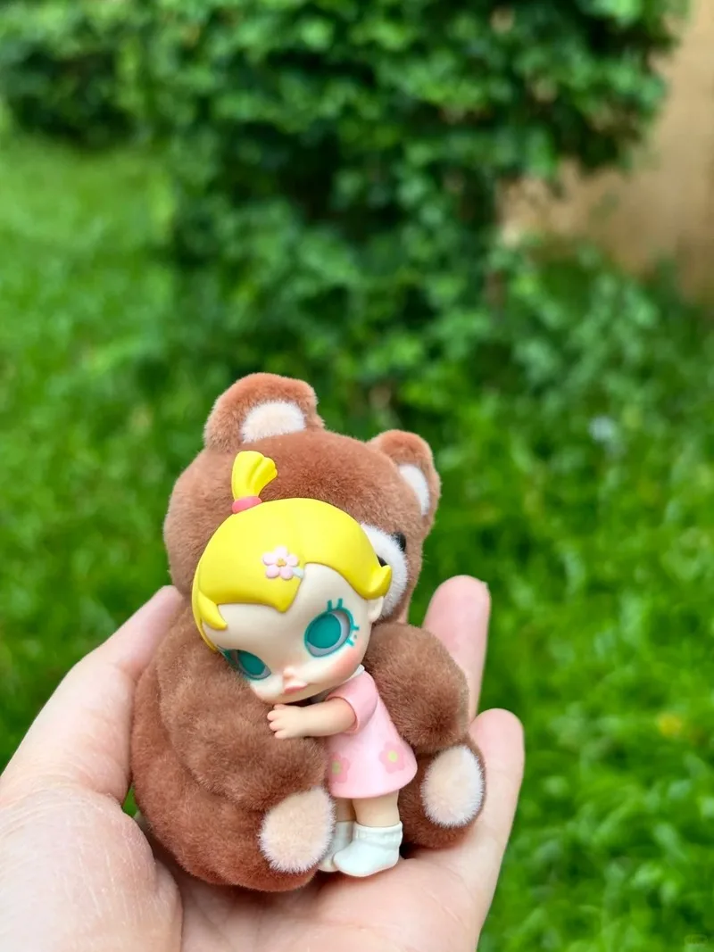 Genuine Pop Mart Molly My Huggable Discovery Series Blind Box Kawaii Anime Figure Collectible Desktop Decor Ornament - view 4