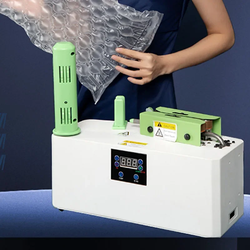 Express Packaging Foam Film Bubble Bag Gourd Film Inflator Shatter-proof Bubble Film Machine Buffer Air Cushion Machine