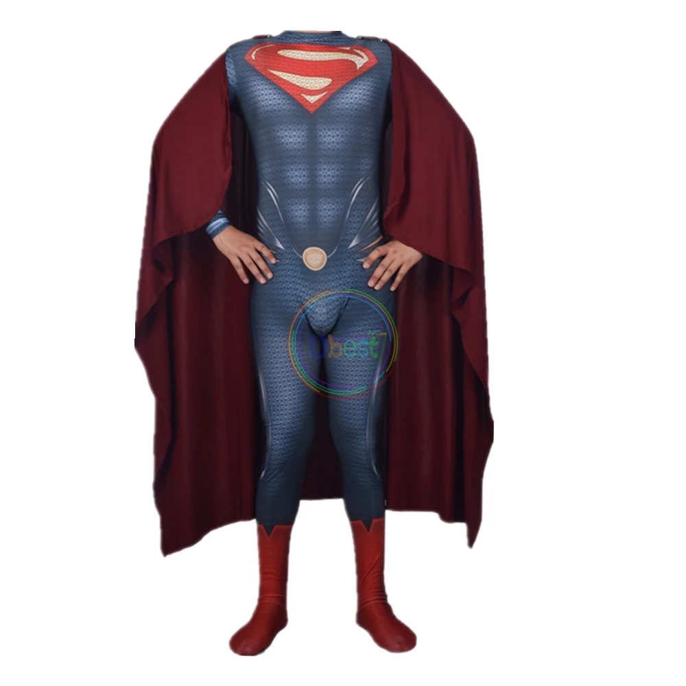 Dawn Of Justice Superhero Clark Kent Man Jumpsuit Bodysuit Adult Kids