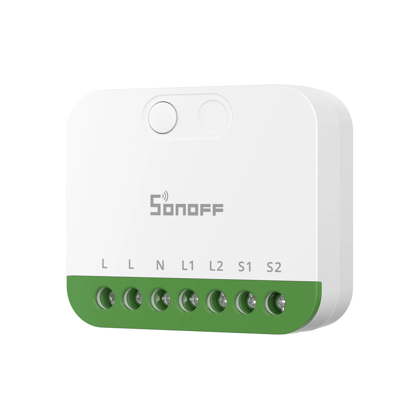 SONOFF MINI DUO 2-kanałowy przełącznik inteligentny Matter Over WiFi MINI-2GS Sterowanie dwoma obciążnikami Tryb oddzielenia przekaźnika Współpracuje z Alexa i Google Home — zdjęcie produktu 7