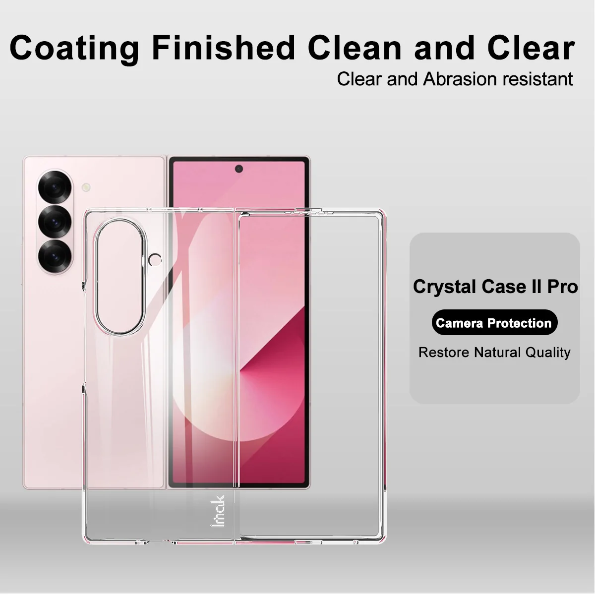

Чехол IMAK Crystal Case II Pro для Samsung Galaxy Z Fold7 5G