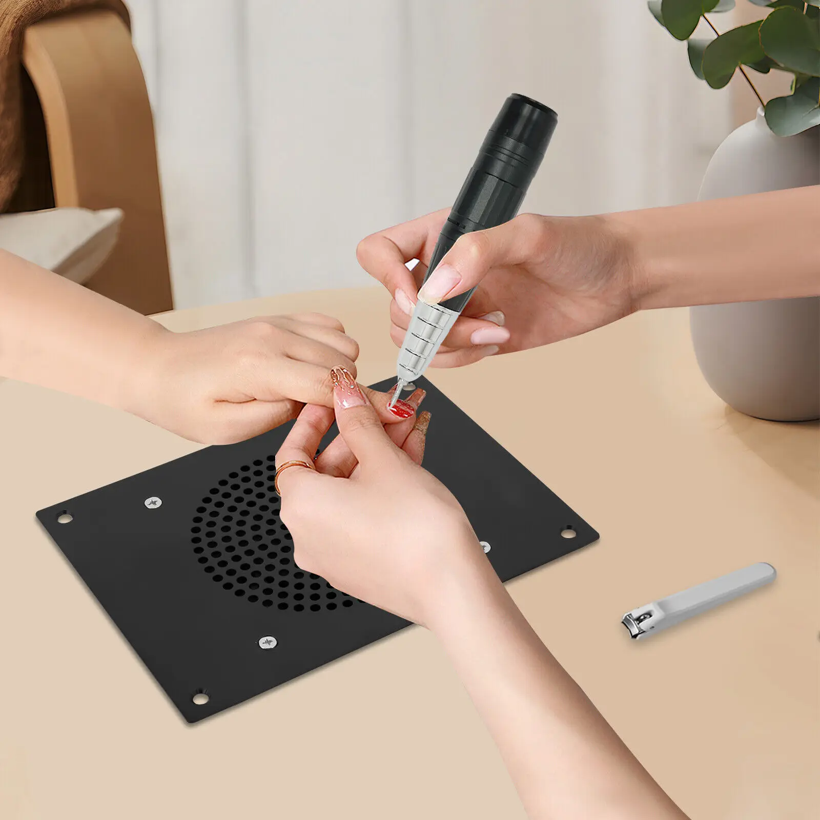 

Электрический высокоэффективный пылесборник для ногтей, 6 Вт, проводной пылесборник для ногтей, 3650 об/мин, с 2 мешками для пыли