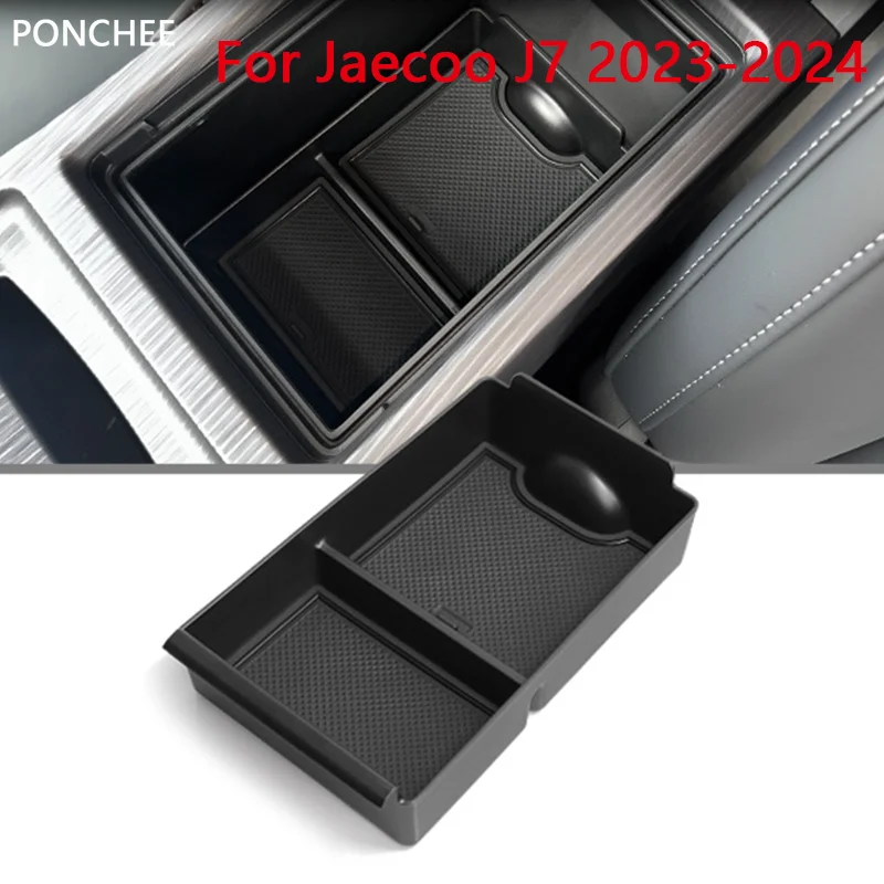 

Armrest Storage Box for Jaecoo J7 2023-2024 Under Center Control Storage Box Car Modification Storage Products Tidy