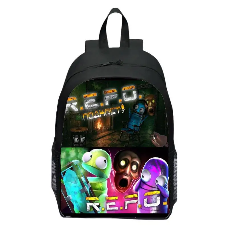 Tas ransel anak 16 inci, tas sekolah dasar, tas ransel pria dan wanita, tas TK, model baru dari game repo recycling action