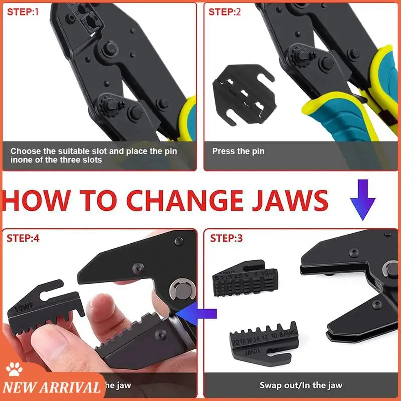 

Crimping Pliers Clamp Tools Cap/Coaxial Cable Terminals Kit 9Inch 40J Multi Functional Carbon Steel Hand Tool Easy To Use