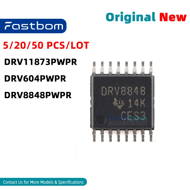 DRV8848PWPR DRV11873PWPR DRV604PWPR HTSSOP-16 BLDC Stereo Line Driver New Original