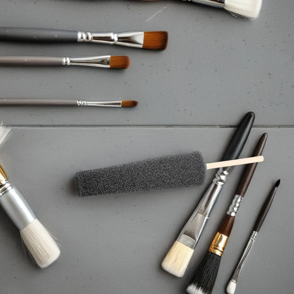 

2Pcs Clay Shaping Sponges with Stick for Pottery Wheel Use Professional Grade Sponge Tools for Removing Excess Water and