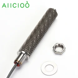 AIICIOO M18 Fin Heater for Air 220v Tubular Heating Element SUS304 Cartridge Heater Dry Burning Heater 100w/200w/300w/400w/500w