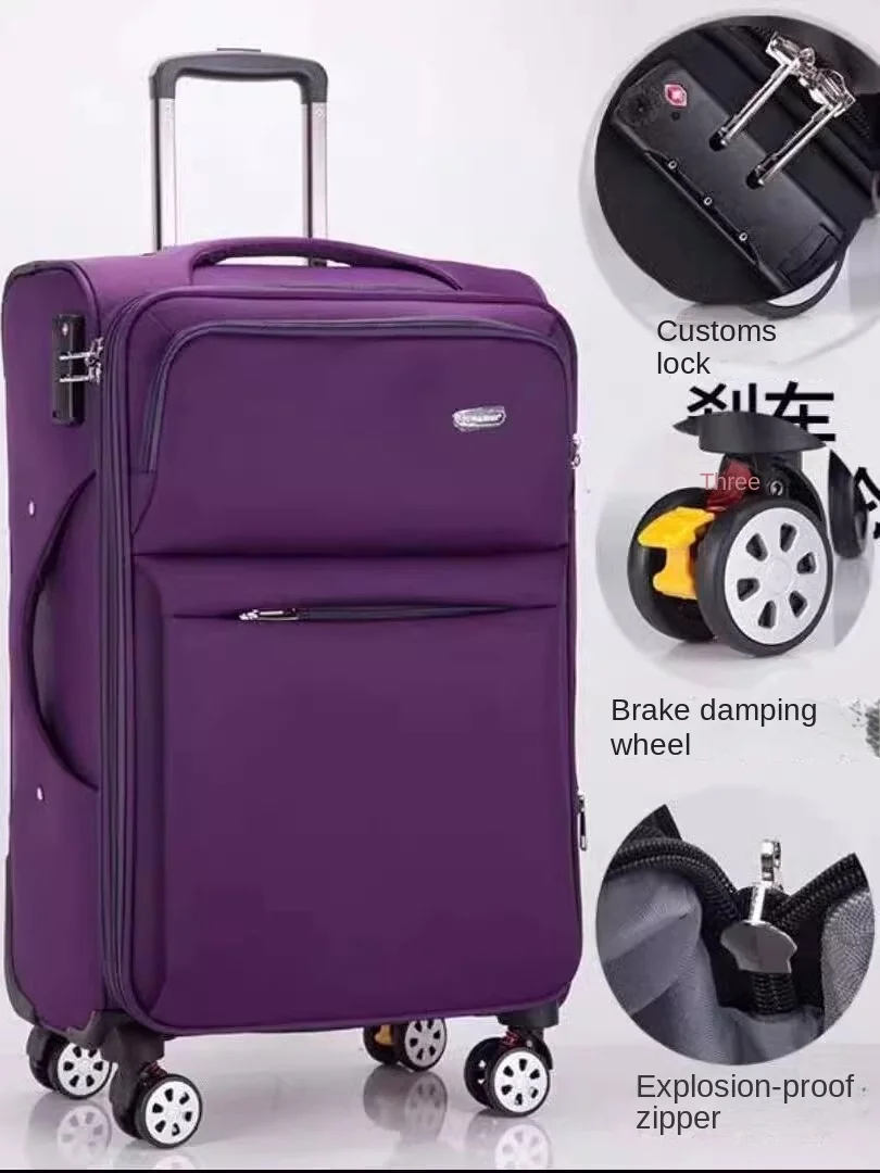 20 30 32 inch Oxford Cloth Suitcase Large Capacity 28인치 여행용 캐리어 Combination Lock Luggage Universal Wheel Cabin Trolley Bags