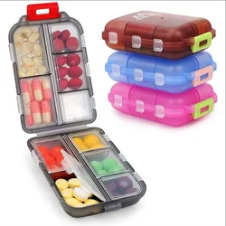 Tcare Travel Pill Organizer scatola per pillole a prova di umidità per portamonete tascabile portapillole giornaliero contenitore portatile per vitamine medicinali