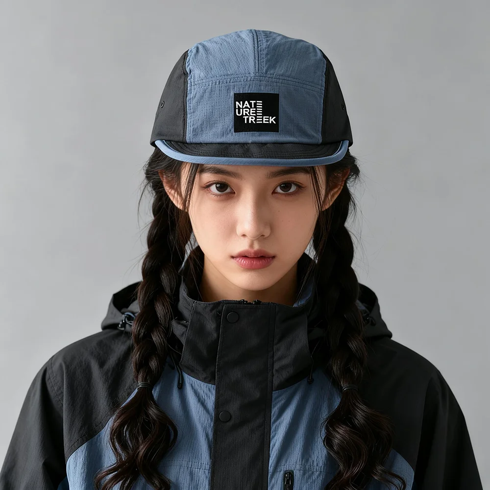 NEUE 5-Panel-Kappe mit kurzem Schirm, schnelltrocknend, Golf-Baseballkappe, weiche, leichte Sport-Laufkappe für Herren, Y2K Outdoor-Hut für Damen – Detail 4
