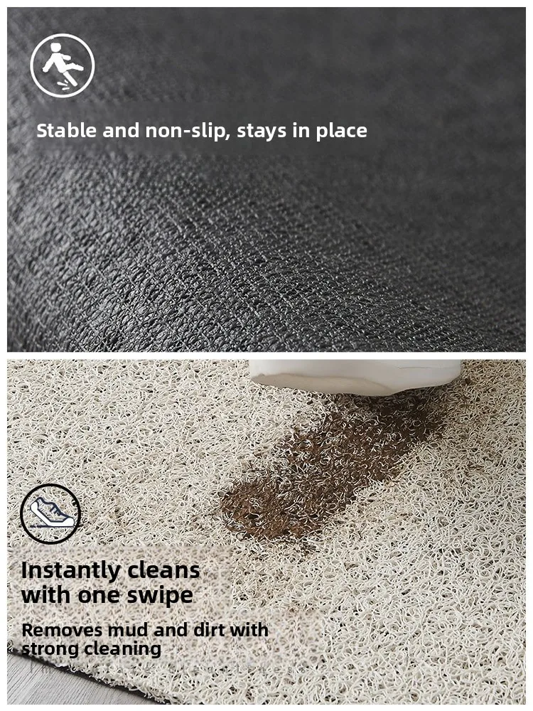 

Muanai домашний коврик для входной двери, настраиваемый ПВХ, круговой противоскользящий коврик для двери для дома, гостиной, мультяшный сле