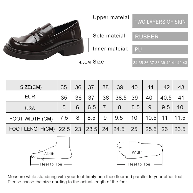 AIYUQI Platform Loafers Shoes Women Genuine Leather 2024 New British Style Women Spring Shoes College Style Non-slip Girl Shoes