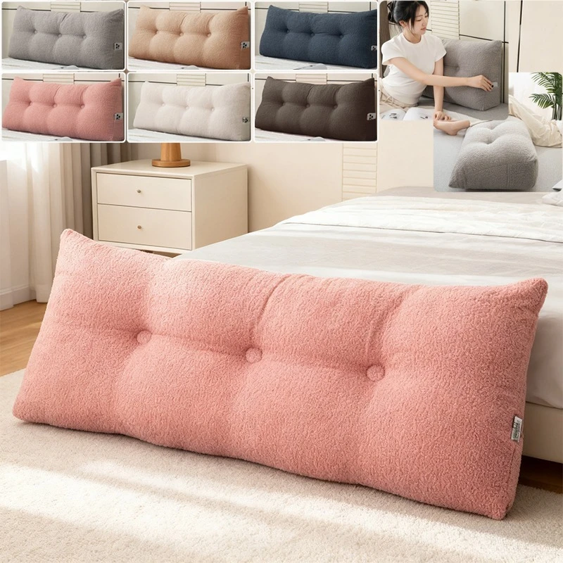 

New Big Triangle Backrest Pillow Sofa Back Cushion Removable and Washable Bedroom Sofa Cushion for Home Student Dormitory 등받이 쿠션