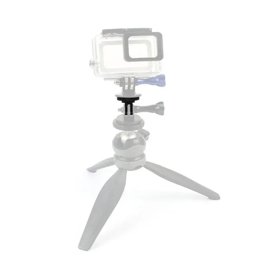 1/4 Inch Screw Tripod Adapter 360 Rotating Mount Holder For Go Pro 13 12 11 10 9 8 Insta360 One  X3 X4 X5 DJI Camera Accessories