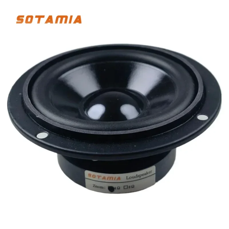 SOTAMIA 1Pcs 3 Inch Midrange Bass Speakers 4 Ohm 15W Multimedia Woofer Waterproof Bluetooth Speaker Audio Hifi Music Loudspeaker