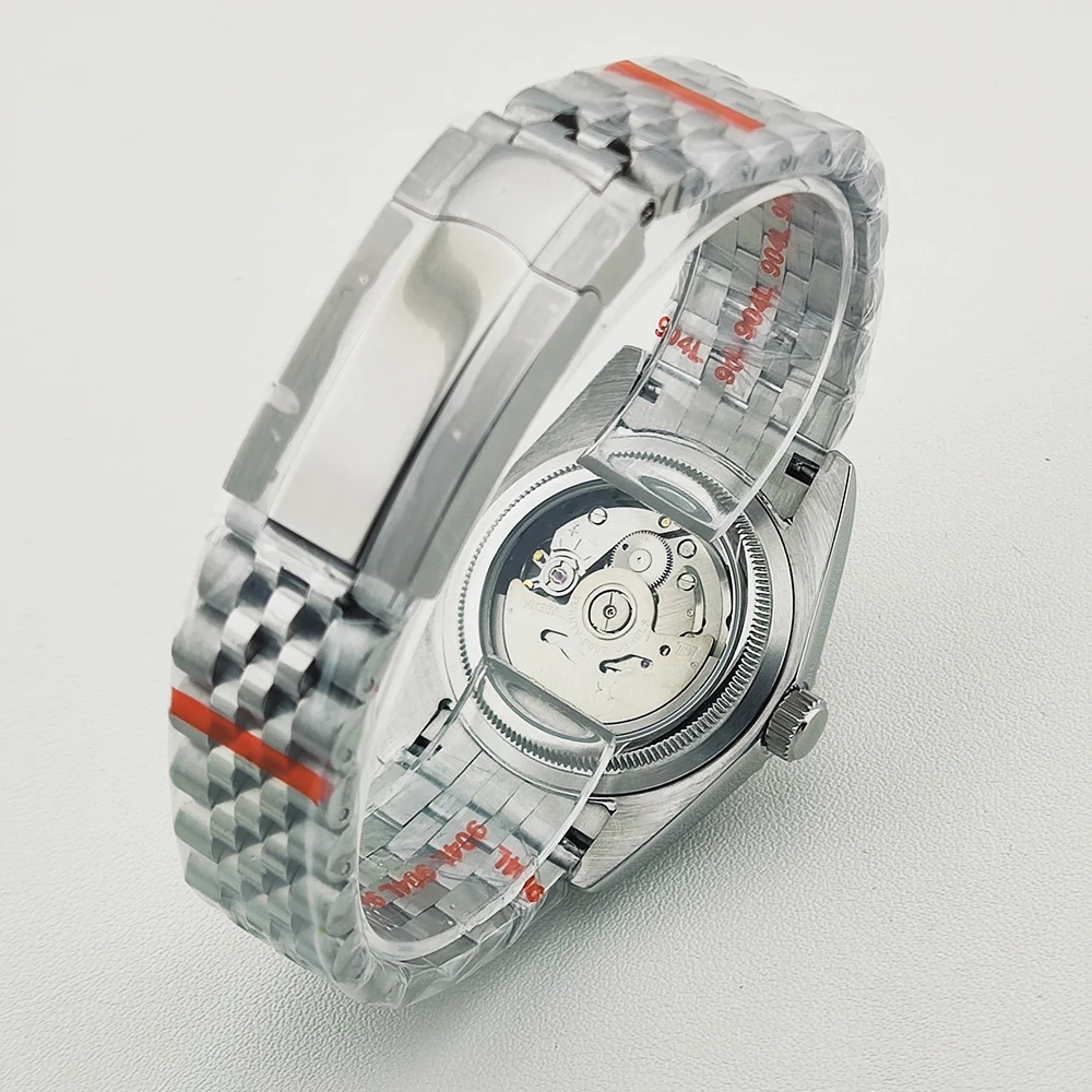 36mm/39mm nh35 Watch Men Watch No Logo Blue Dial Watches for Man Sapphire Crystal Glass NH35 Automatic Movement