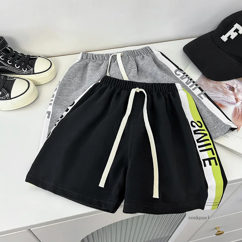 New Summer Children's Cotton Shorts for Boys and Girls Kids Sweatpants Baby Slacks Pants