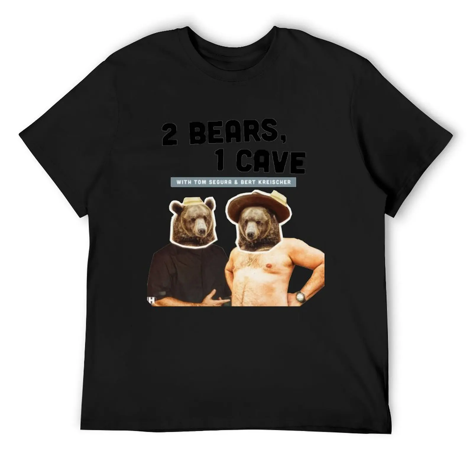 2 Bears, 1 Cave Original Podcast T-Shirt sublime designer shirts oversizeds black t-shirts for men