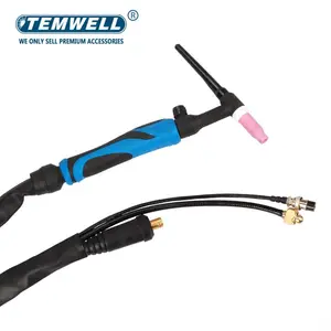 Gaz Tungsten Ark Kaynak Tabancası, meşale, TIG kaynağı, hava soğutmalı, GTAW, WP-26 ve Argon, WP26, 4m, 13ft 12-en çok satan, meşale, tıg kaynağı, yüksek frekanslı №10