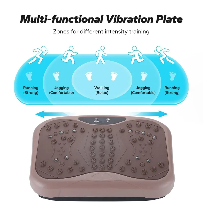 New Trend Popular Vibration Plate Machine Power Weight Loss Space-Saving Home Fitness Vibration Plate New