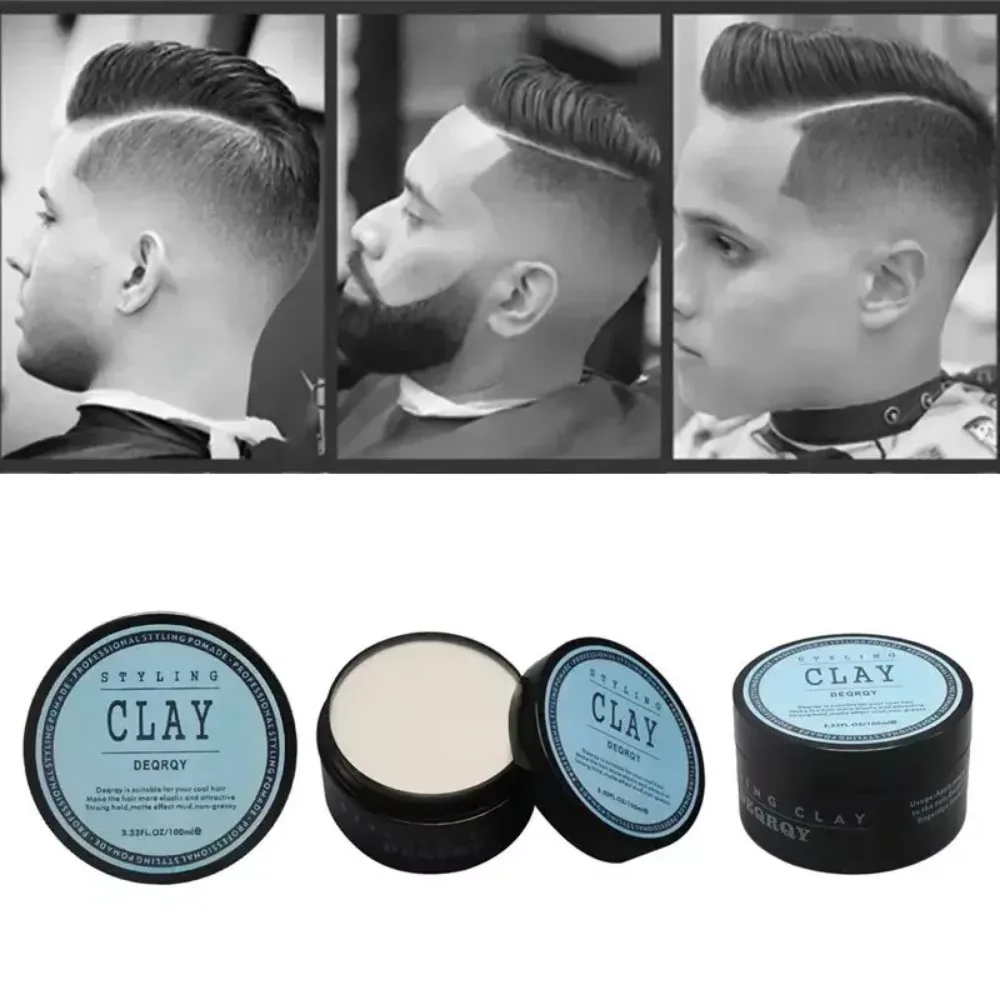 Fashion Matte Finished Hair Styling Clay Daily Use Mens Clay High Strong Hold Low Shine Hair Styling Wax Gel Para Cabello