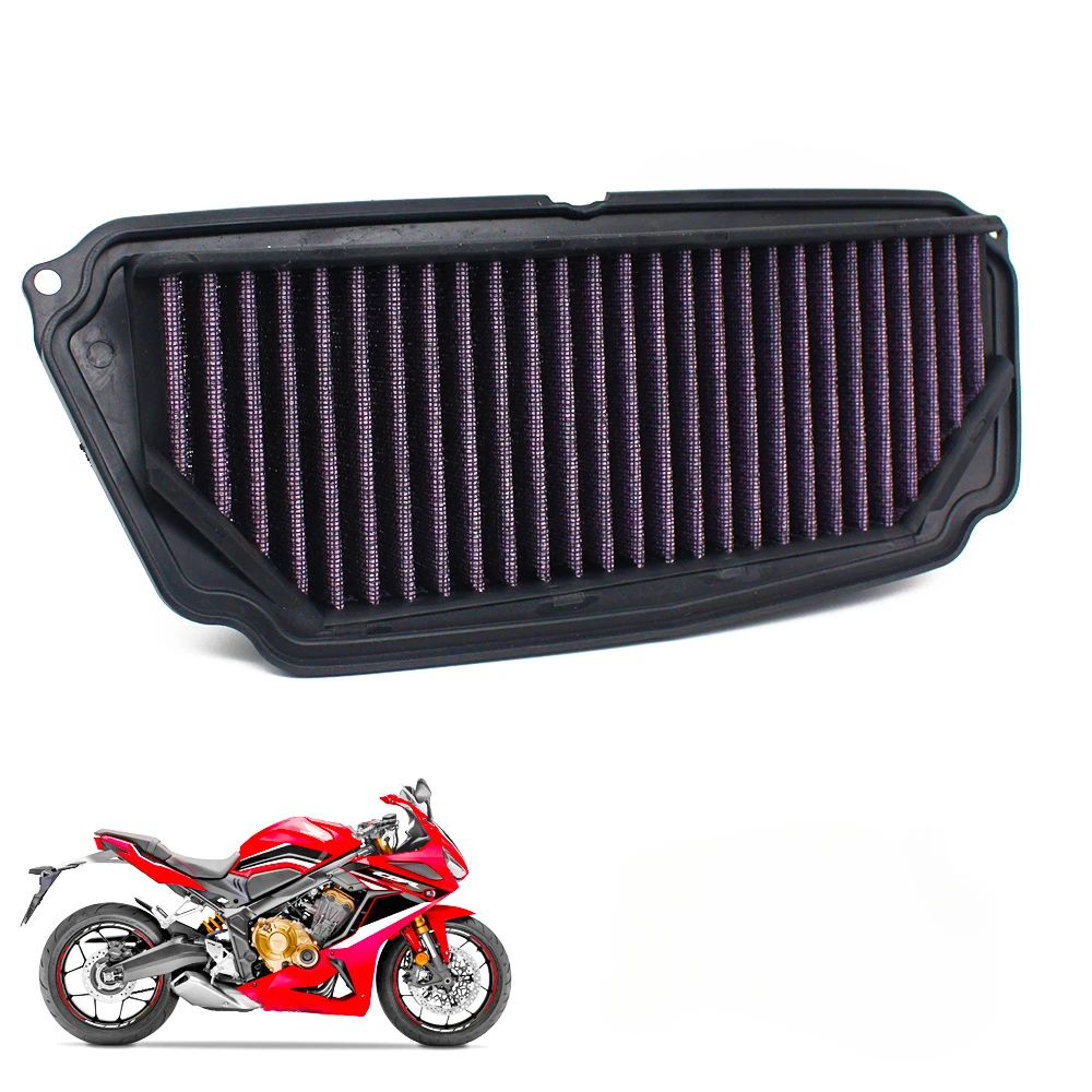 

Motorcycle High Flow Air Filter For Honda CBR650R CB650R 2019 2020 2021 2022 2023 2024 Intake Cleaner Modification Accessories