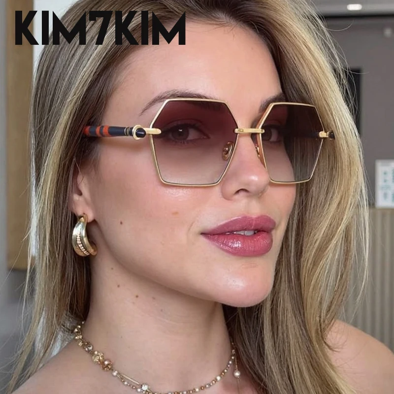 

Vintage Punk Polygon Sunglasses Women 2025 Luxury Brand Outdoor UV400 Protection Sun Glasses For Ladies Trendy Hexagon Eyewear