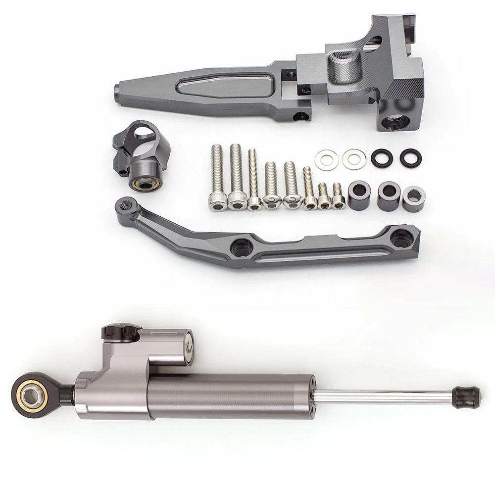 For Yamaha MT09 Tracer /FJ09 Tracer 2016-2020 CNC Motorcycle Stabilizer Damper Steering Mount Bracket Holder Support Kit Set