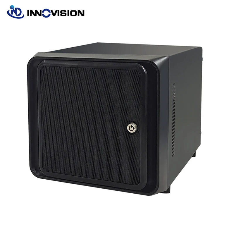 New 4 Bays Hard disk NAS Case Support Mini ITX Motherboard For Home Network Storage 