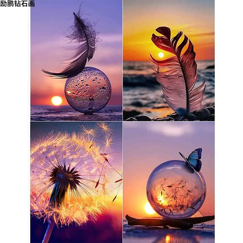 

Diamond Painting DIY Scenery Nature Landscapes 5D Full Drill Embroidery 30*40cm Handiwork Material Pack Decorative Painting