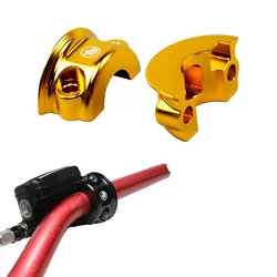 Gold Clutch Brake Handlebar Clamp Lever Bracket For Harley Touring Street Road Glide FLH 2008-UP