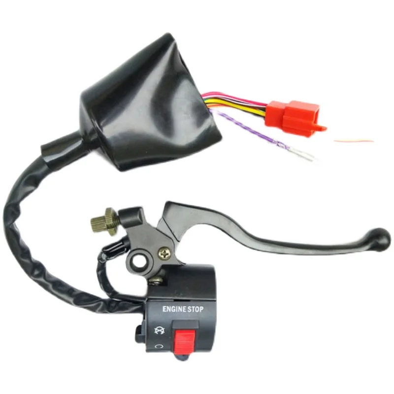 LMM ，Motorcycle QJ150-12 Left and Right Handle Switch Assembly Clutch Brake Handle