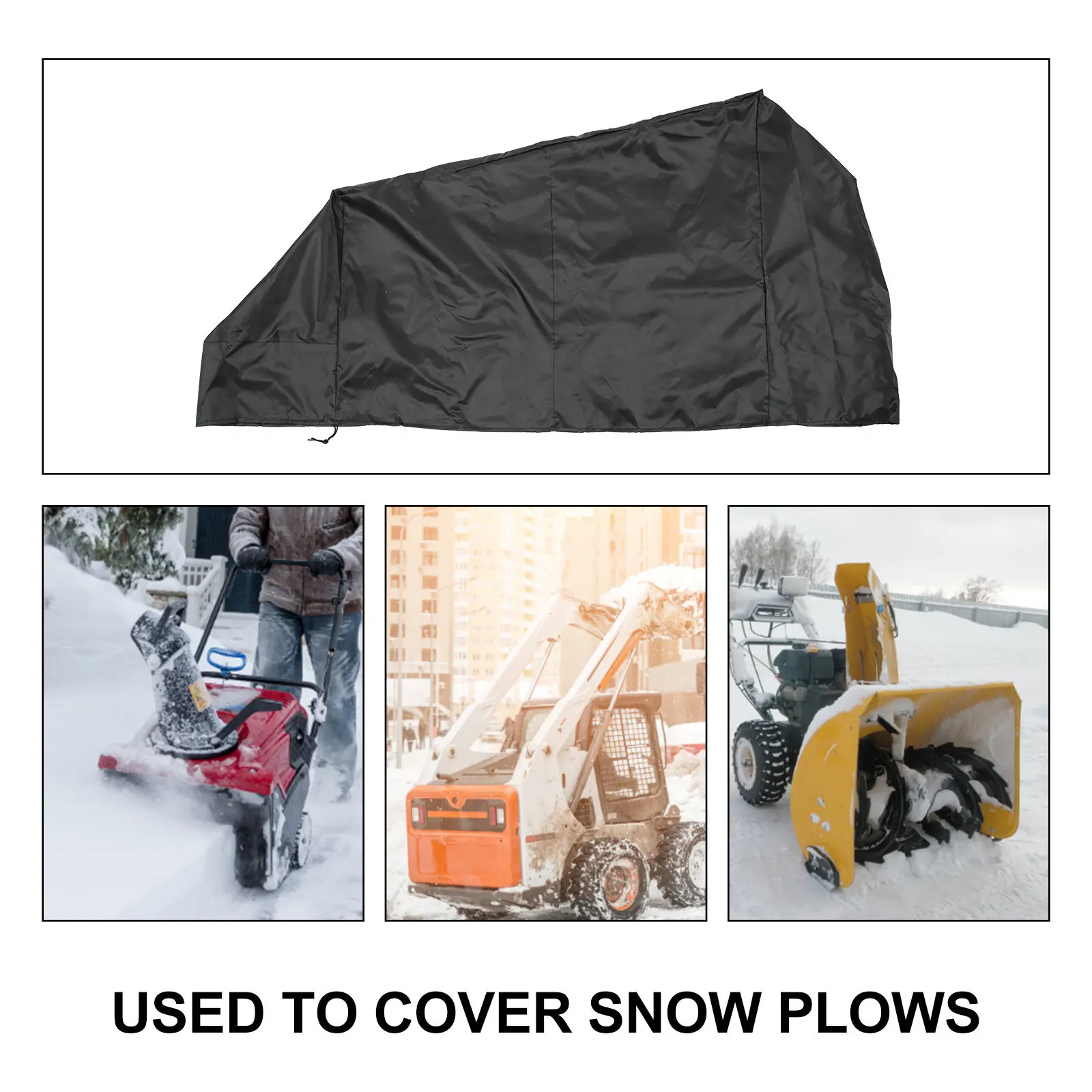 

Foldable Snow Blower Cover for 2-Stage Models Premium Oxford Material Weatherproof Wind Rain Snow Uv Resistance Small Size