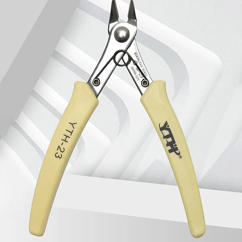 HOT! Cutting Pliers Diagonal Pliers Nipper Side Snip Cable Wire Cutter Clamp YTH-23 Mini Electronic Hand Tool Cutters