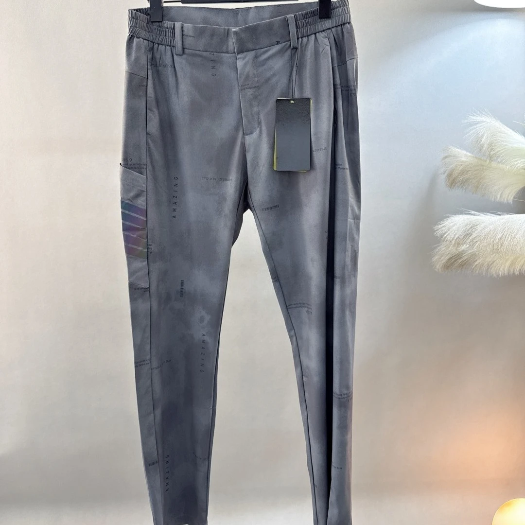 Men's Golf Pants 2026 Fall New Korean Style Slim Fit Stretch Quick-Dry Sporty Breathable Moisture-Wicking Soft Lightweight