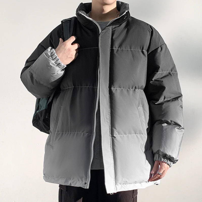 

Men's Casual Windbreaker Parka Coat Warm Windproof Autumn Winter Outdoor Fashion Male Jacket Streetwear Overcoat