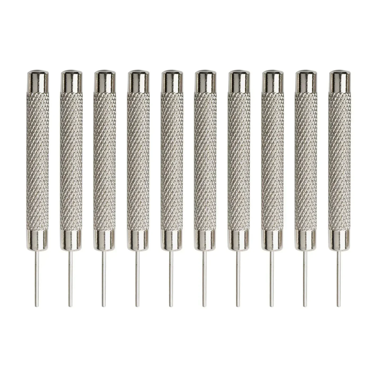

10pcs 0.7/0.8/0.9/1.0mm Watchband Strap Bracelet Link Pin Punch Spring Bar Remover Watchband Puncher Pins Watch Tool Kit